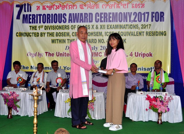 DY CM at Meritorous Award Ceremony of Ward no 4 Uripok on 9.7.2017 (2).JPG